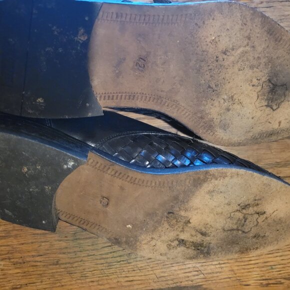 Bally Giustino black woven loafers size 42/8.5 - Picture 7 of 7